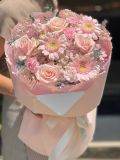Bó hoa pastel ngọt ngào | Pink Daisy Garden G100