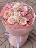 Bó hoa hồng pastel dịu ngọt | Blush Pink Garden Bouquet G106