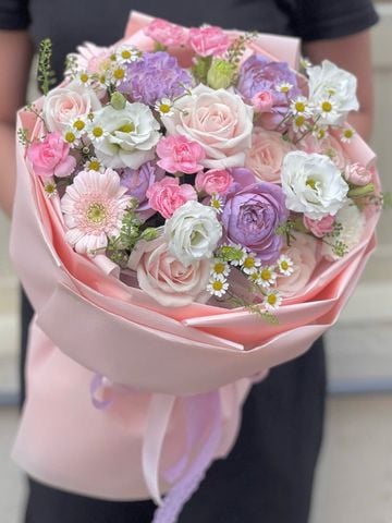 Bó Hoa Pastel | Sweet Lavender