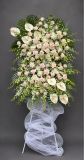 Kệ Hoa Chia Buồn Hồng Trắng | Gentle Farewell G173