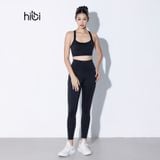  Áo bra tập Yoga Gym Hibi Sports BA525 Kiểu phối cắt sò viền cổ, kèm mút ngực, chất vải cao cấp Lu Fabric 
