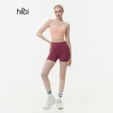  Quần đùi tập Yoga Gym Luxury Hibi Sports QS213 kiểu trơn, lưng cao tôn dáng, chất vải Hi Fabric 