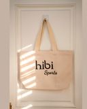  Túi Tote Đựng Đồ Tập Thời Trang Nam Nữ Hibi Sports A004, Chất Liệu Canvas Cao Cấp, Có Khóa Kéo Và Túi Trong 