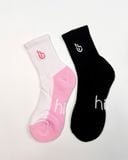  Tất thể thao Hibi Sports A021 Kiểu cổ vừa có bo chun bàn chân 