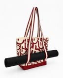  Túi tote đi tập Hibi Sports A023, chất liệu canvas cao cấp, có khóa kéo và túi trong 