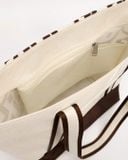  Túi tote đi tập Hibi Sports A023, chất liệu canvas cao cấp, có khóa kéo và túi trong 