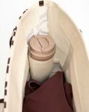  Túi tote đi tập Hibi Sports A023, chất liệu canvas cao cấp, có khóa kéo và túi trong 