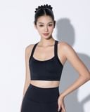  Áo bra tập Yoga Gym Hibi Sports BA525 Kiểu phối cắt sò viền cổ, kèm mút ngực, chất vải cao cấp Lu Fabric 