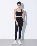  Áo bra tập Yoga Gym Hibi Sports BA525 Kiểu phối cắt sò viền cổ, kèm mút ngực, chất vải cao cấp Lu Fabric 