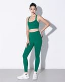  Áo bra tập Yoga Gym Hibi Sports BA525 Kiểu phối cắt sò viền cổ, kèm mút ngực, chất vải cao cấp Lu Fabric 