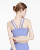  Áo bra tập Yoga Gym Hibi Sports BA527 kiểu cổ vuông 4 dây phối V, chất vải Hi Fabric, kèm mút ngực 