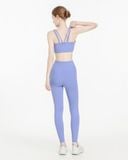  Áo bra tập Yoga Gym Hibi Sports BA527 kiểu cổ vuông 4 dây phối V, chất vải Hi Fabric, kèm mút ngực 