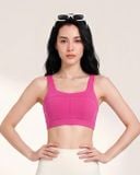  Áo bra tập Yoga Gym Hibi Sports BA527 kiểu cổ vuông 4 dây phối V, chất vải Hi Fabric, kèm mút ngực 