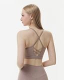  Áo bra tập Yoga Gym Luxury Hibi Sports BA528 kiểu 2 dây đan chéo, chất vải Hi Fabric, kèm mút ngực 