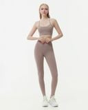  Quần dài tập Yoga Gym Luxury Hibi Sports QD330 kiểu trơn, lưng cao tôn dáng, chất vải Hi Fabric 