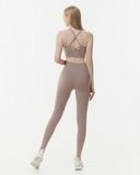  Quần dài tập Yoga Gym Luxury Hibi Sports QD330 kiểu trơn, lưng cao tôn dáng, chất vải Hi Fabric 