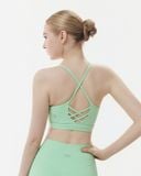  Áo bra tập Yoga Gym Luxury Hibi Sports BA528 kiểu 2 dây đan chéo, chất vải Hi Fabric, kèm mút ngực 