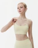  Áo bra tập Yoga Gym Luxury Hibi Sports BA528 kiểu 2 dây đan chéo, chất vải Hi Fabric, kèm mút ngực 