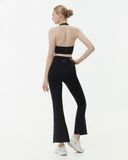 Quần Ống Loe Tập Yoga Gym Hibi Sports QD321 Kiểu Xẻ Tà, Chất Vải Lu Fabric 