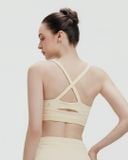  Áo tập Yoga Gym Hibi Sports BA530 kiểu 2 dây đan chéo, chất vải Rib cao cấp, kèm mút ngực 