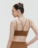  Áo tập Yoga Gym Luxury Hibi Sports BA531 kiểu cách điệu 2 lớp, kèm mút ngực, chất vải High Spandex 
