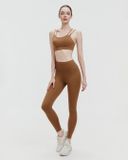  Quần dài tập Yoga Gym Luxury Hibi Sports QD336 kiểu lưng cao cách điệu 2 lớp, chất vải High Spandex 