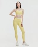  Quần dài tập Yoga Gym Luxury Hibi Sports QD336 kiểu lưng cao cách điệu 2 lớp, chất vải High Spandex 
