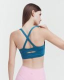  Áo tập Yoga Gym Hibi Sports BA532 kiểu 2 dây đan chéo, chất vải xược thể thao, kèm mút ngực 