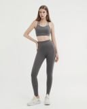  Quần dài tập Yoga Gym Luxury Hibi Sports QD336 kiểu lưng cao cách điệu 2 lớp, chất vải High Spandex 