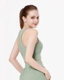  Áo Tập Yoga Gym Hibi Sports CR829 Kiểu Ba Lỗ Phối Trước, Kèm Mút Ngực 