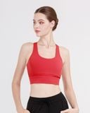  Áo Tập Yoga Gym Hibi Sports CR829 Kiểu Ba Lỗ Phối Trước, Kèm Mút Ngực 