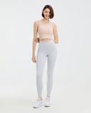  Áo croptop tập Yoga Gym Hibi Sports CR834, kiểu ba lỗ vải thun gân, kèm mút ngực 