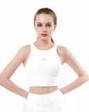  Áo croptop tập Yoga Gym Hibi Sports CR838, kiểu 4 dây đan vải thun gân, kèm mút ngực 
