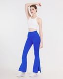  Quần Ống Loe Tập Yoga Gym Hibi Sports QD321 Kiểu Xẻ Tà, Chất Vải Lu Fabric 