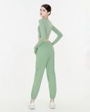  Áo tập Yoga Gym Hibi Sports CR839 Kiểu tay dài khoét lá, kèm mút ngực 