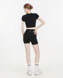  Áo croptop tập Yoga Gym Hibi Sports CR842 kiểu croptop có tay phối 2 bên, chất vải Hi Fabric, kèm mút ngực 