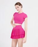  Váy Tập Pickleball Hibi Sports SK003, Kiểu Xếp Ly 2 Tầng, Chất Vải Xi Fabric Cao Cấp 