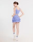  Váy Tập Pickleball Hibi Sports SK003, Kiểu Xếp Ly 2 Tầng, Chất Vải Xi Fabric Cao Cấp 