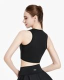  Áo croptop tập Yoga Gym Hibi Sports CR844 Kiểu ba lỗ, kèm mút ngực, chất vải cao cấp Lu Fabric 