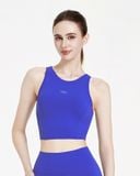 Áo croptop tập Yoga Gym Hibi Sports CR845 kiểu ba lỗ nhún 2 bên, kèm mút ngực 