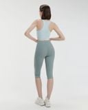  Quần lửng tập yoga Hibi Sports QL407 kiểu trơn qua gối, vải Luxury Hi Fabric 