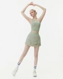  Áo croptop tập Yoga Gym Luxury Hibi Sports CR849 kiểu cổ tim, chất vải Hi Fabric, kèm mút ngực 