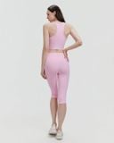  Quần lửng tập yoga Hibi Sports QL407 kiểu trơn qua gối, vải Luxury Hi Fabric 