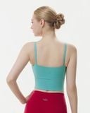  Áo croptop tập Yoga Gym Hibi Sports CR850 kiểu 2 dây cổ vuông, kèm mút ngực 