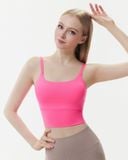  Áo croptop tập Yoga Gym Hibi Sports CR850 kiểu 2 dây cổ vuông, kèm mút ngực 