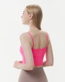  Áo croptop tập Yoga Gym Hibi Sports CR850 kiểu 2 dây cổ vuông, kèm mút ngực 