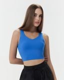  Áo croptop tập Yoga Gym Hibi Sports CR851 kiểu ba lỗ cổ tim, kèm mút ngực 