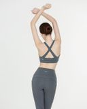  Set Đồ Tập Yoga Gym Hibi Sports H110 - Áo Bra Cổ Yếm 2 Dây - Kèm Mút Nâng Ngực 