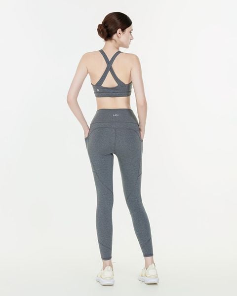  Set Đồ Tập Yoga Gym Hibi Sports H110 - Áo Bra Cổ Yếm 2 Dây - Kèm Mút Nâng Ngực 