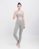  Set Đồ Tập Yoga Gym Hibi Sports H132 Kiểu Bra 4 Dây Đan, Kèm Mút Ngực 